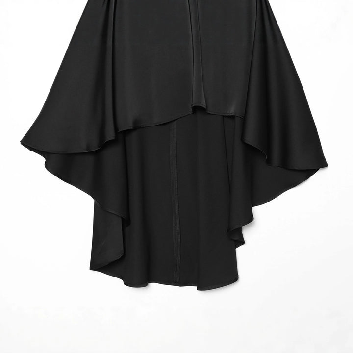 Damen Cape‑Mantel mit asymmetrischem Lagenfall und Stehkragen Echo Archiv