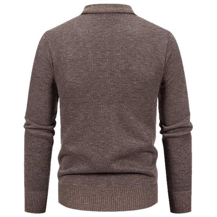 Herren Strickjacke mit modischem Karomuster und praktischen Knöpfen Echoarchiv
