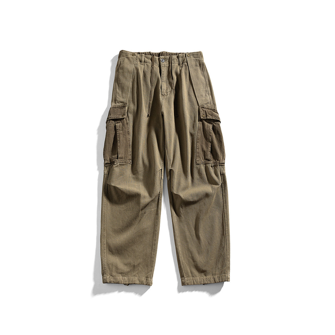 Herren Cargo-Hose mit Kordelbund, weitem Schnitt und Mehrfachtaschen Echo Archiv