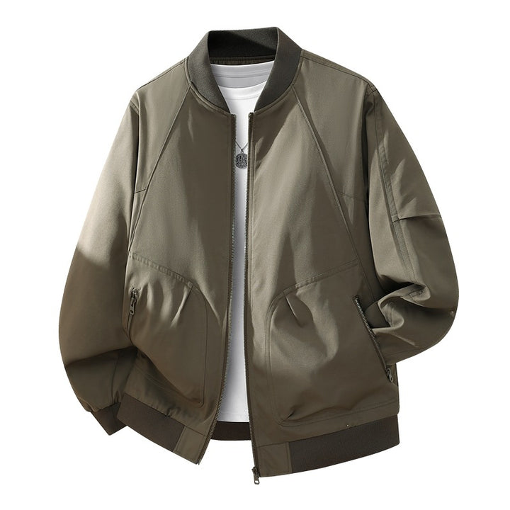 Herren Modische Bomberjacke mit Innenfutter Echo Archiv