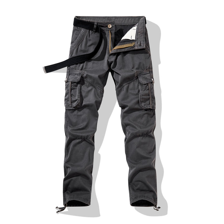 Herren Taktische Cargohose mit Knieabnähern, Mehrfachtaschen und Kordelzug Echo Archiv