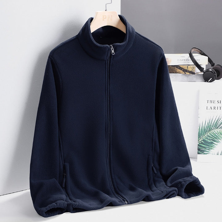 Damen Modische Fleecejacke mit hohem Kragen Echo Archiv