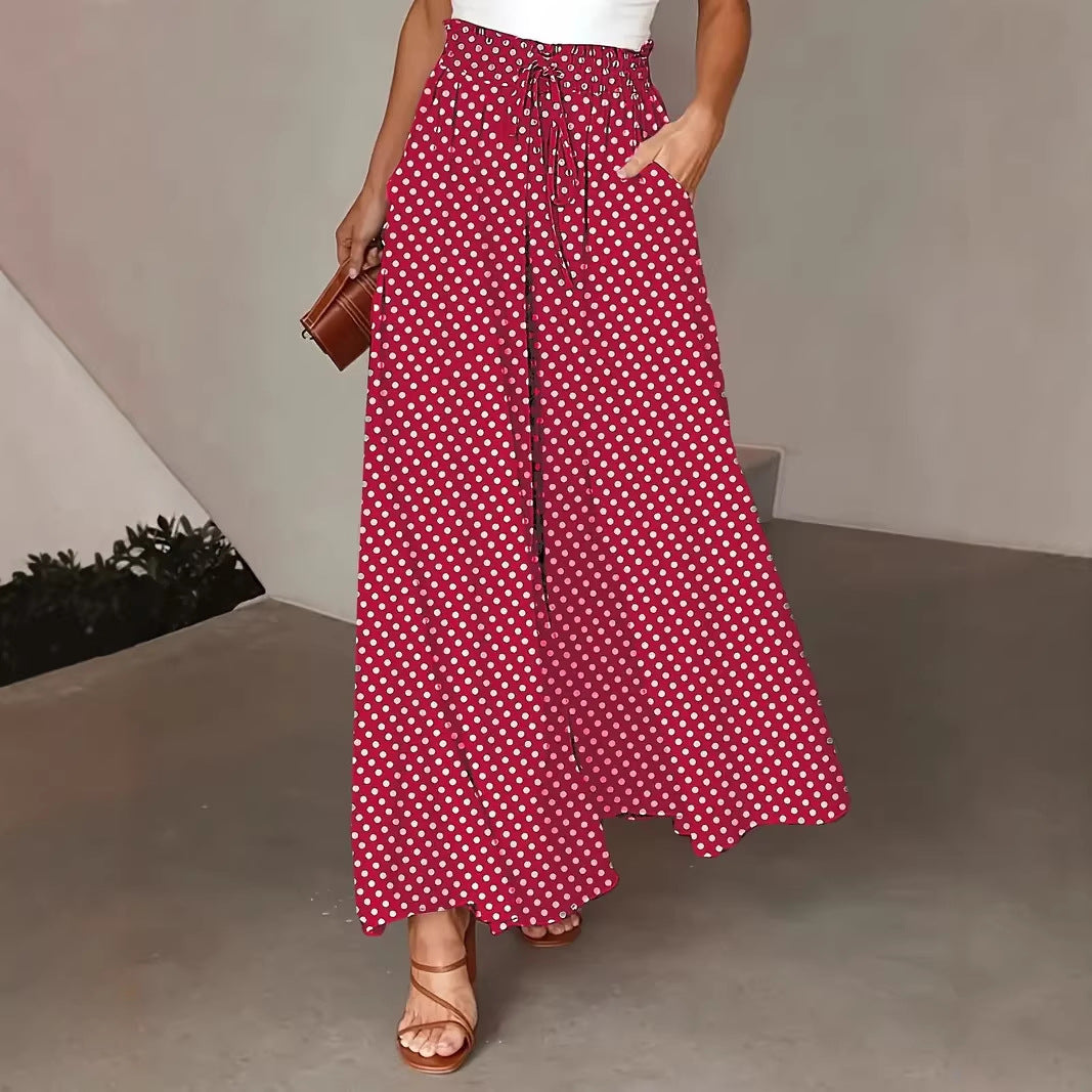 Damen Palazzo-Hosen mit elastischem Bund und praktischen Taschen Echo Archiv