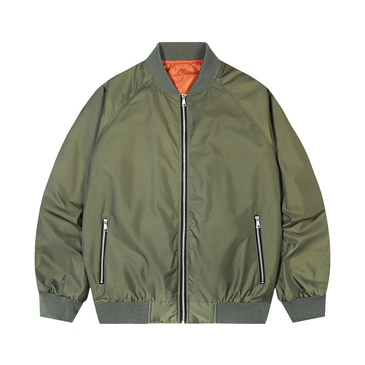 Herren Modische Bomberjacke mit hohem Kragen Echo Archiv