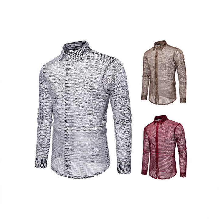 Herren elegante Netzhemd mit exklusivem Design und atmungsaktiven Eigenschaften Echoarchiv