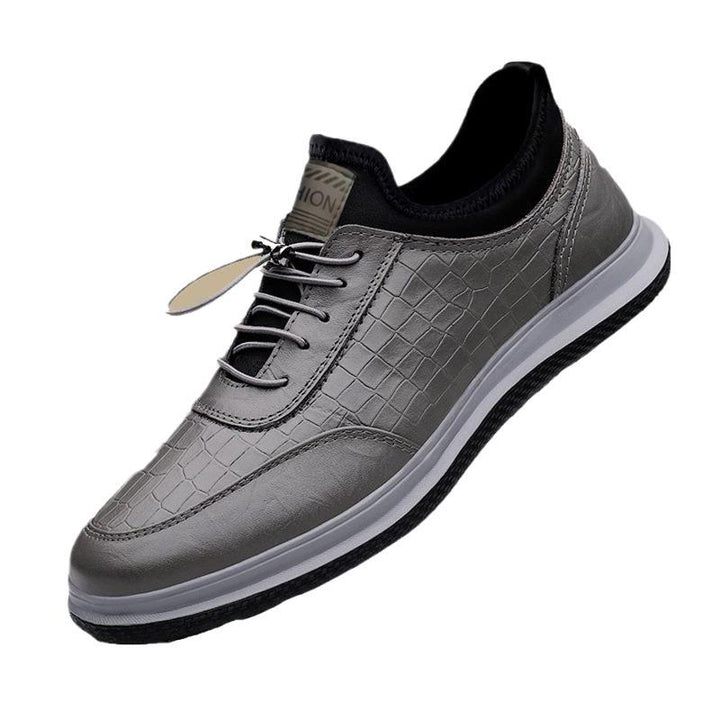Herren Elegante Sneakers aus Kunstleder mit Kroko-Optik Echoarchiv