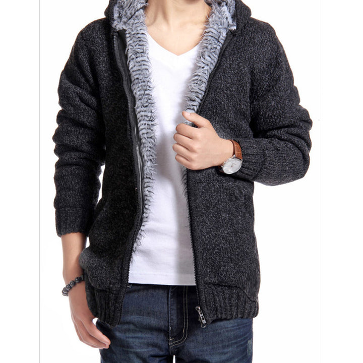 Herren kuschelige Strickjacke mit hochwertigem Innenfutter Echoarchiv