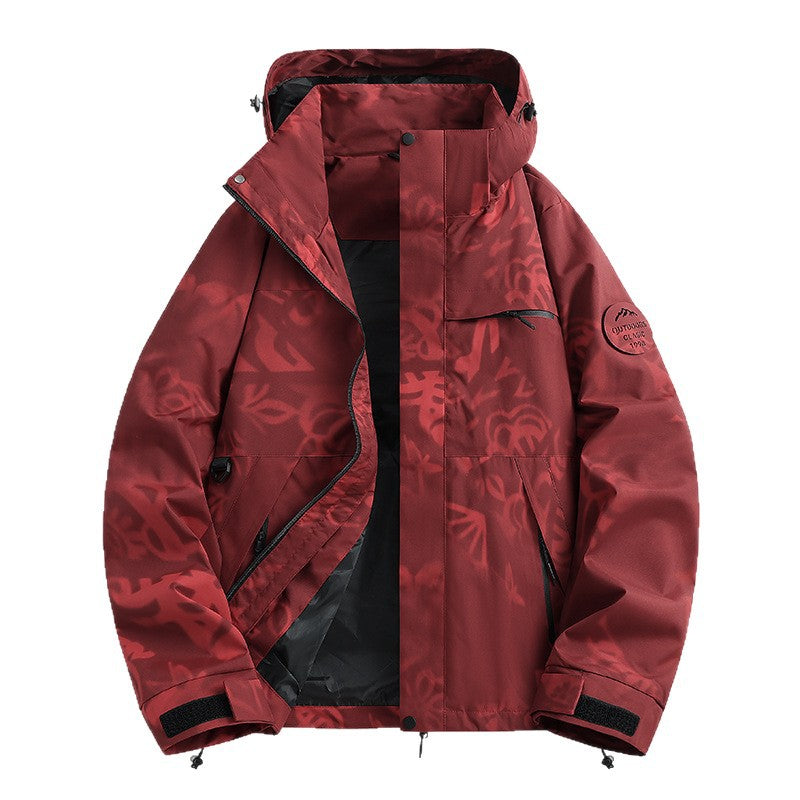 Herren Wasserabweisende Outdoorjacke Echo Archiv