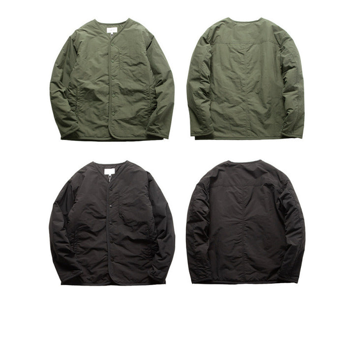 Herren Fleece-Innenjacke mit Druckknöpfen Echo Archiv