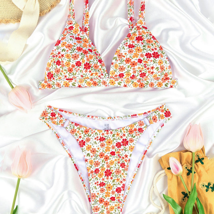 Damen Blumenmuster Bikini Echo Archiv