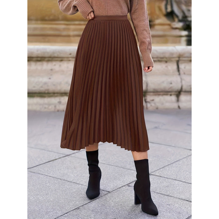 Damen Plisseerock mit hohem Bund und eleganter Ausstrahlung Echo Archiv