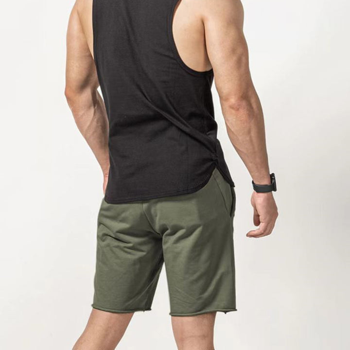Herren Bequeme Freizeitshorts mit elastischem Bund und Taschen Echoarchiv