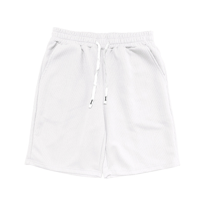 Herren bequeme Sportshorts mit elastischem Bund und seitlichen Taschen Echoarchiv