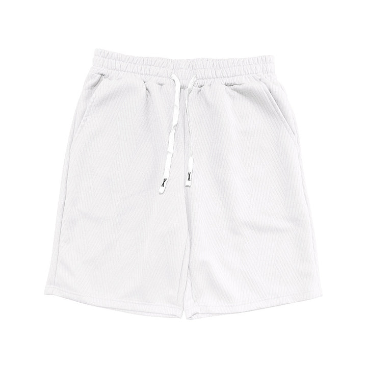 Herren bequeme Sportshorts mit elastischem Bund und seitlichen Taschen Echoarchiv