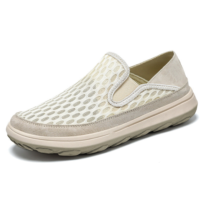 Herren nan atmungsaktiver Mesh-Slip-On Loafer mit elastischen Einsätzen und stoßdämpfender EVA-Sohle Echo Archiv