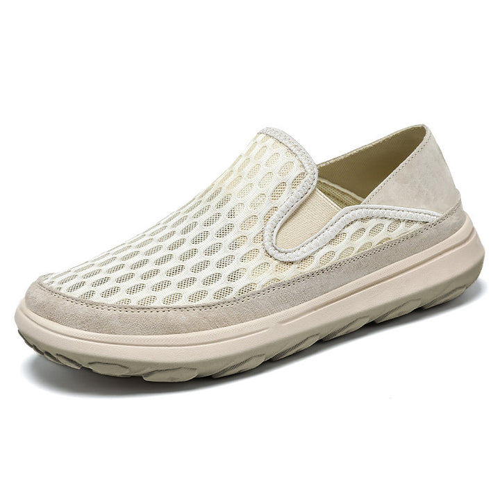 Herren nan atmungsaktiver Mesh-Slip-On Loafer mit elastischen Einsätzen und stoßdämpfender EVA-Sohle Echo Archiv