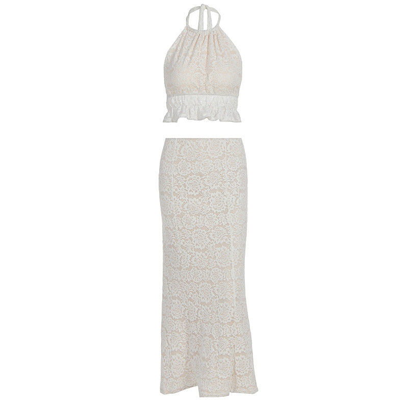 Damen Elegantes Spitzenkleid Echo Archiv