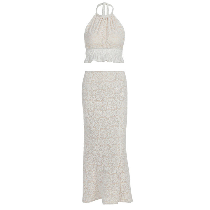 Damen Elegantes Spitzenkleid Echo Archiv