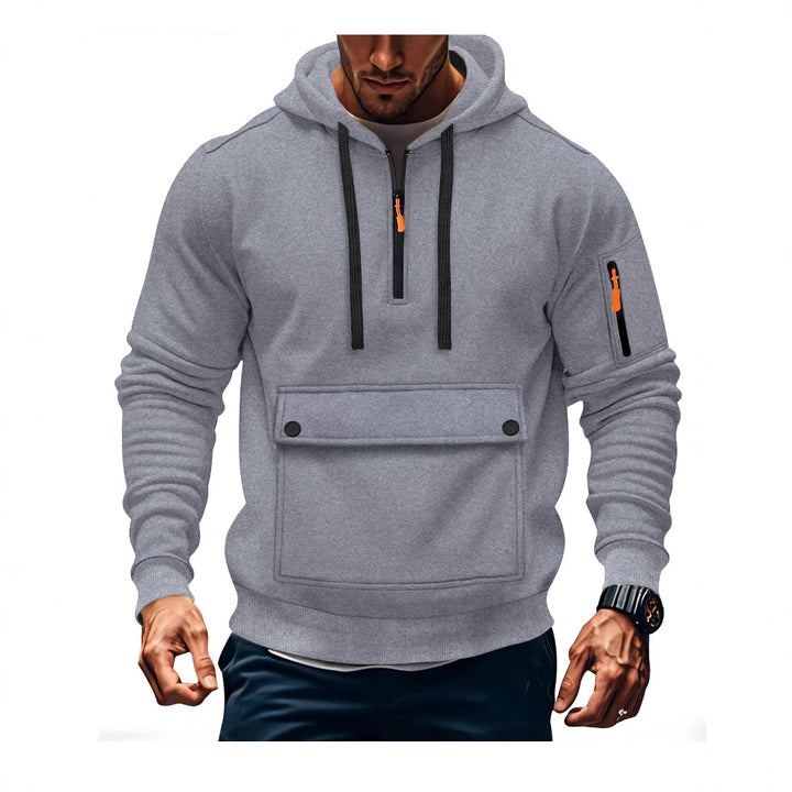 Herren lässige Kapuzenpullover mit praktischen Taschen Echoarchiv