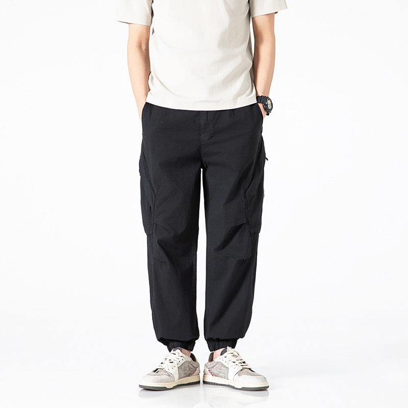 Herren leichte Tech-Cargo-Jogginghose mit elastischem Bund und multifunktionalen Taschen Echo Archiv