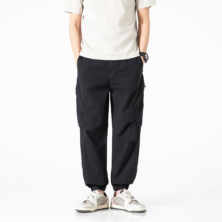 Herren leichte Tech-Cargo-Jogginghose mit elastischem Bund und multifunktionalen Taschen Echo Archiv
