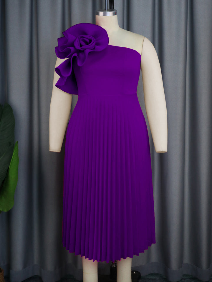Damen elegantes Cocktailkleid mit voluminöser Blütenapplikation Echo Archiv
