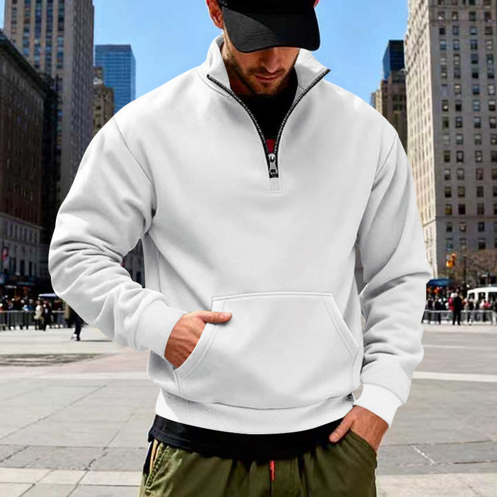 Herren Sweatshirt mit Halbreißverschluss Echoarchiv