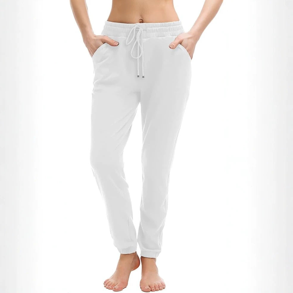 Damen Jogginghose mit hohem elastischem Bund, Tunnelzug und schmal zulaufenden Säumen Echo Archiv