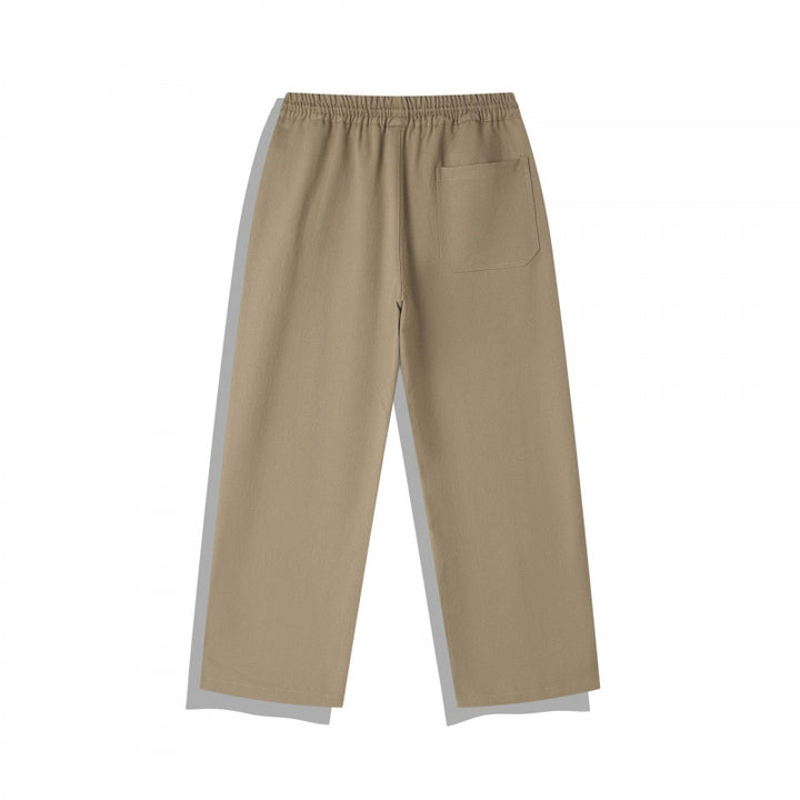 Unisex Weite Relaxed-Hose mit elastischem Bund, Tunnelzug und dekorativer Nahtführung Echo Archiv