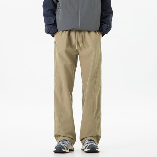 Damen Weite Cropped-Utility-Jogginghose mit Tunnelzugbund und geschwungenen Cargotaschen Echo Archiv