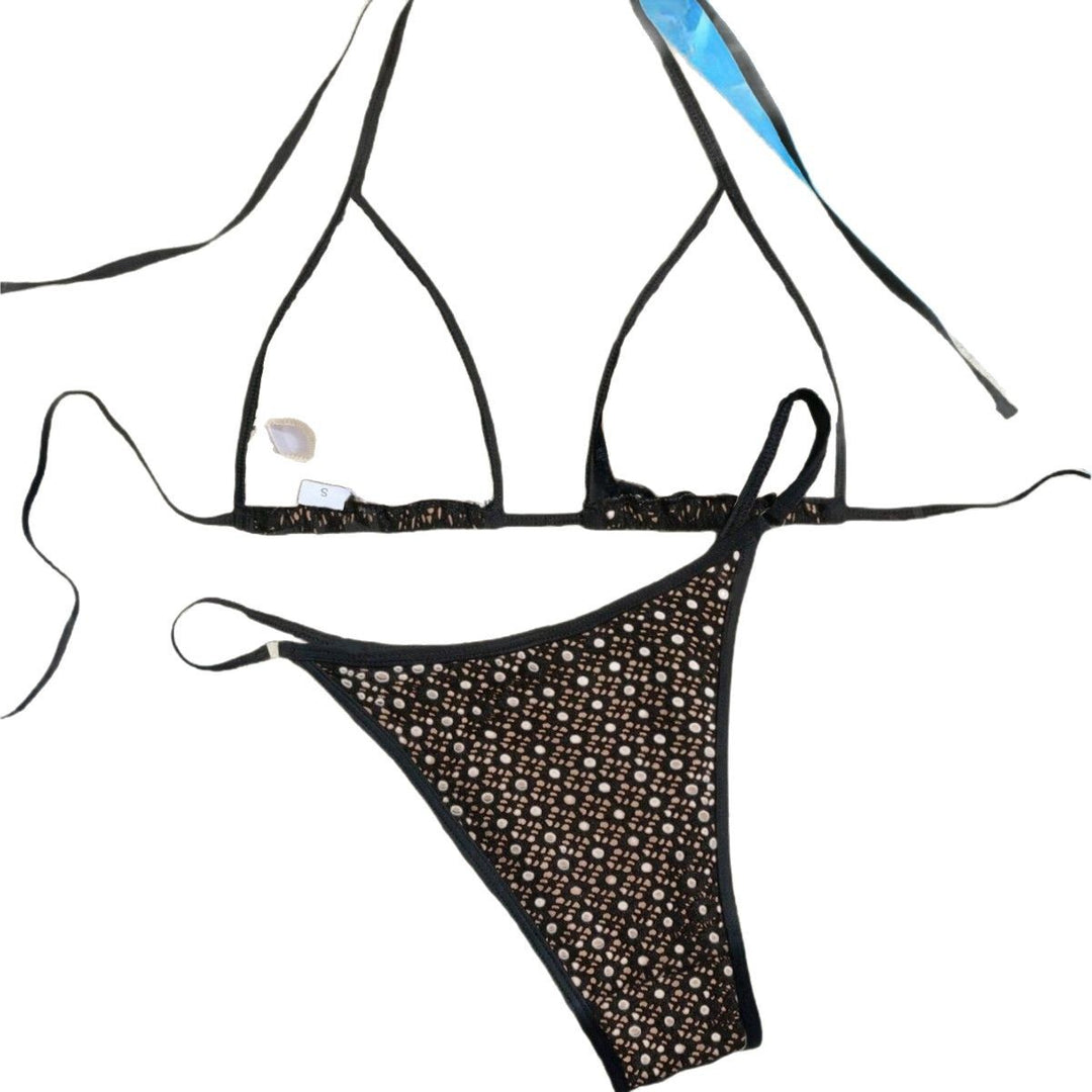 Damen Triangel-Bikini mit luftiger Spitzenoptik Echo Archiv