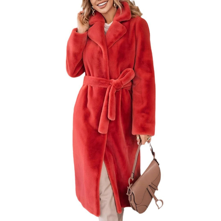 Damen Kuschelige Oversized Jacke aus weichem Material Echoarchiv