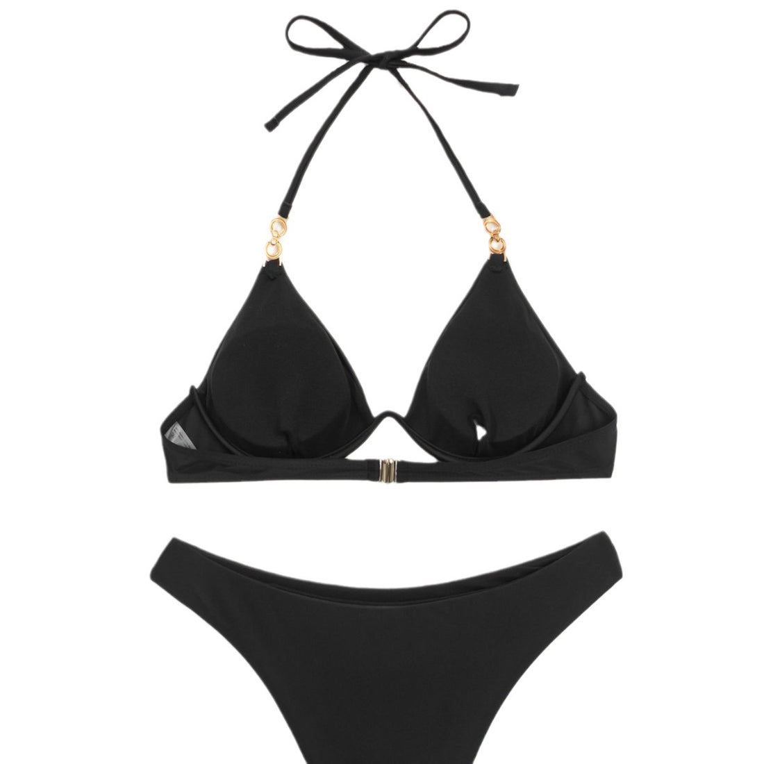 Damen Triangel-Bikini mit verstellbaren Trägern und Push-Up-Cups – Maréssa