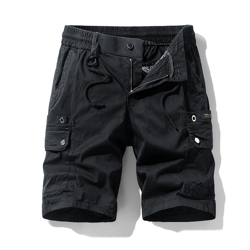 Herren Cargo-Shorts mit elastischem Bund und multifunktionalen Taschen Echoarchiv