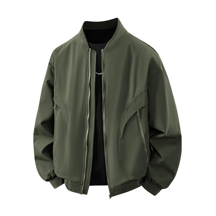 Herren modische Windjacke mit praktischen Taschen Echoarchiv