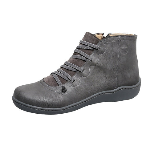 Damen komfortabler Schnür-Bootie mit ergonomischem Fußbett, weichem Schaft und flexibler Profilsohle Echo Archiv