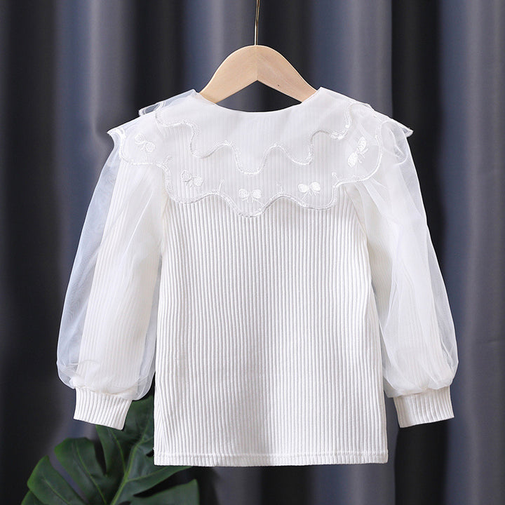 Damen Bluse mit eleganter Spitzenverzierung Echo Archiv