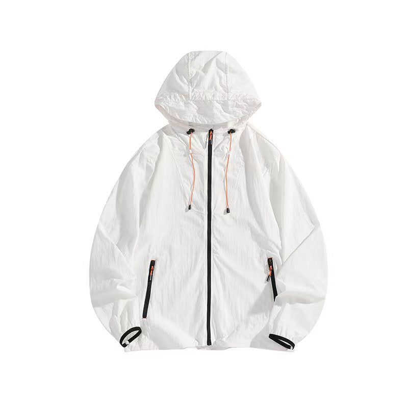 Herren Leichte Outdoorjacke mit Kapuze und praktischen Reißverschlusstaschen Echo Archiv