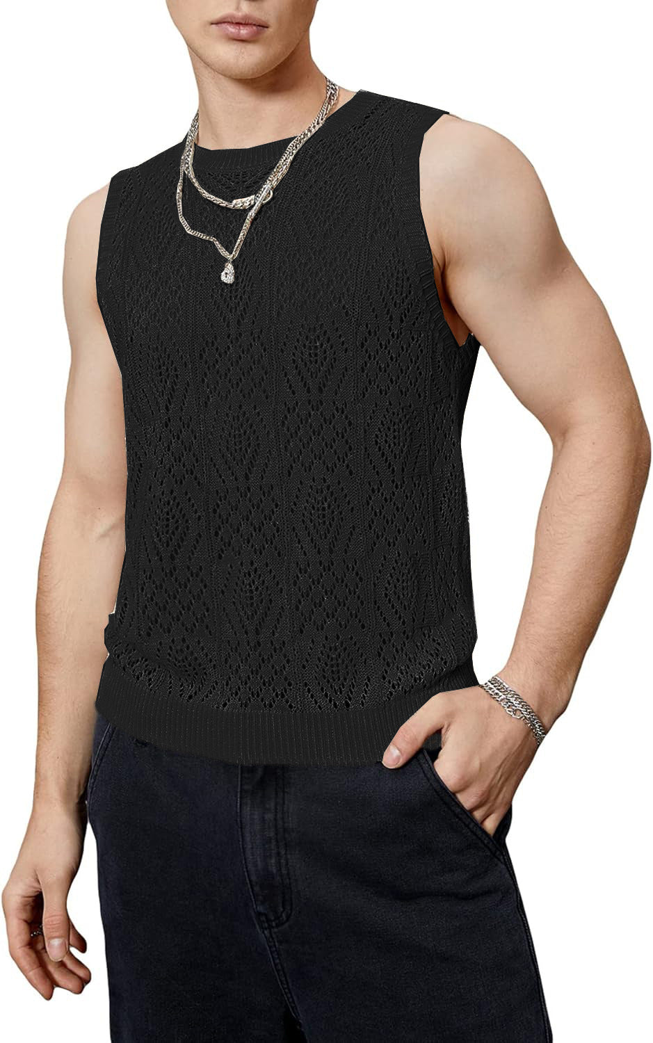 Herren Strick-Mustershirt Echoarchiv