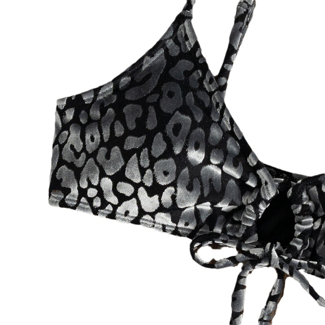 Damen Triangel-Bikini mit einzigartigen Tiermuster-Details Echo Archiv