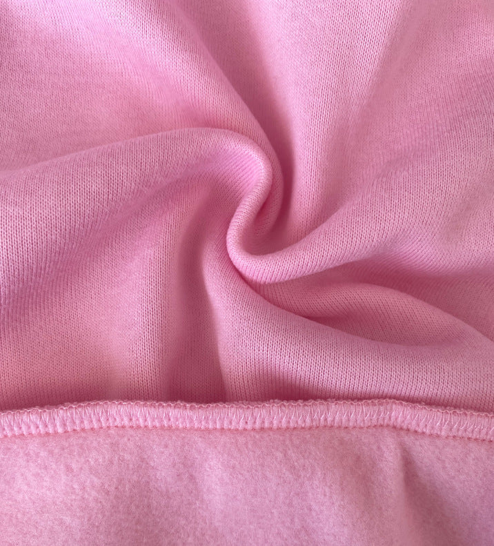 Unisex leichter Oversize-Fleecepullover mit angerauter Innenseite, flachen Nähten und geripptem Saum – Auréline
