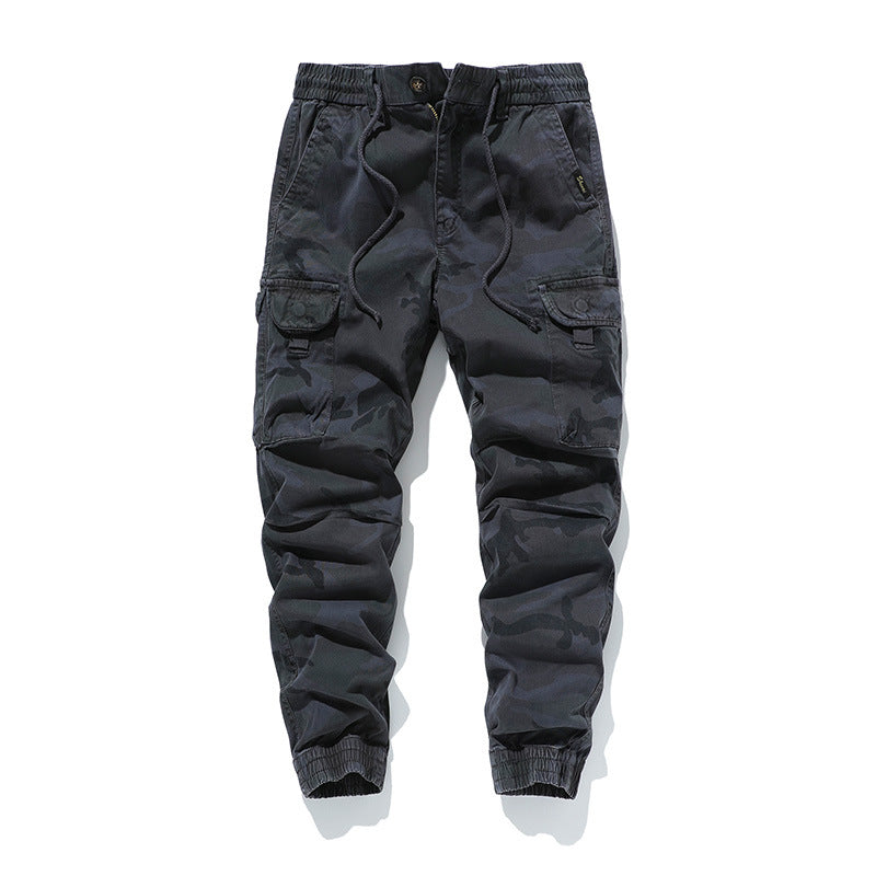 Herren Military-Style Cargo-Jogger aus Baumwollmix mit elastischem Tunnelzugbund und modularen Klappentaschen Echo Archiv