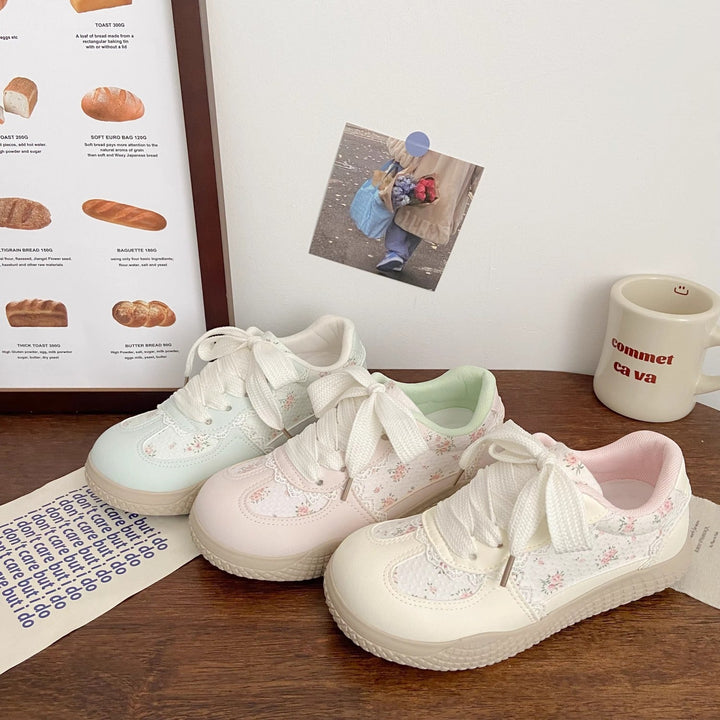 Damen Sneaker mit floralen Applikationen Echo Archiv