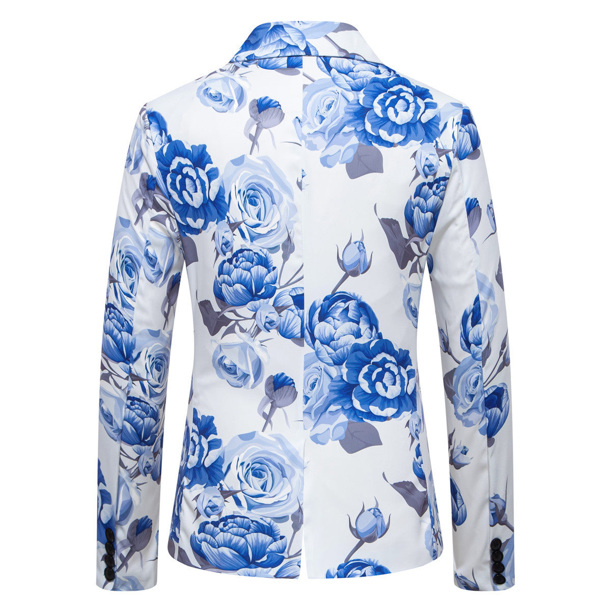 Herren eleganter Blazer mit floralem Design Echoarchiv