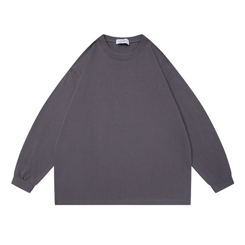 Unisex Oversize-Longsleeve aus schwerer Baumwollmischung mit Raglanärmeln und gerippten Bündchen Echoarchiv