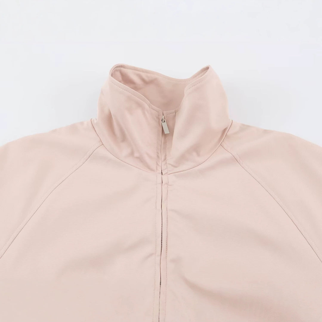 Damen Boxy Kurzblouson mit hohem Stehkragen und Reißverschluss Echo Archiv