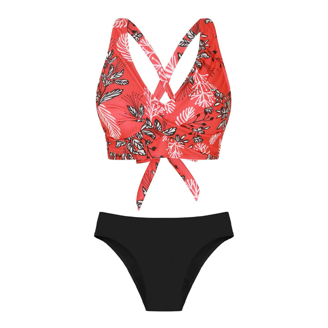 Damen Zweiteiliger Badeanzug mit floralem Design Echo Archiv