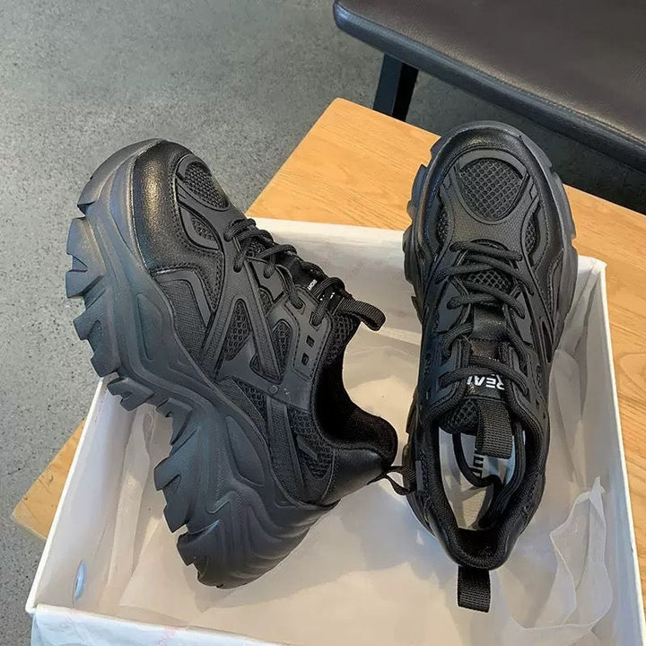 Damen Sportliche Chunky Sneaker mit atmungsaktiver Mesh-Oberfläche Echo Archiv