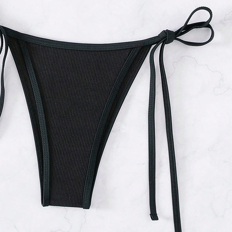 Damen Triangel-Bikini mit verstellbaren Riemen und nahtloser Verarbeitung Echo Archiv