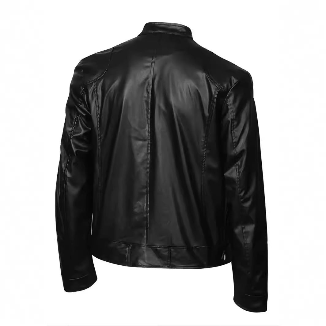 Herren Modische Lederjacke Echo Archiv